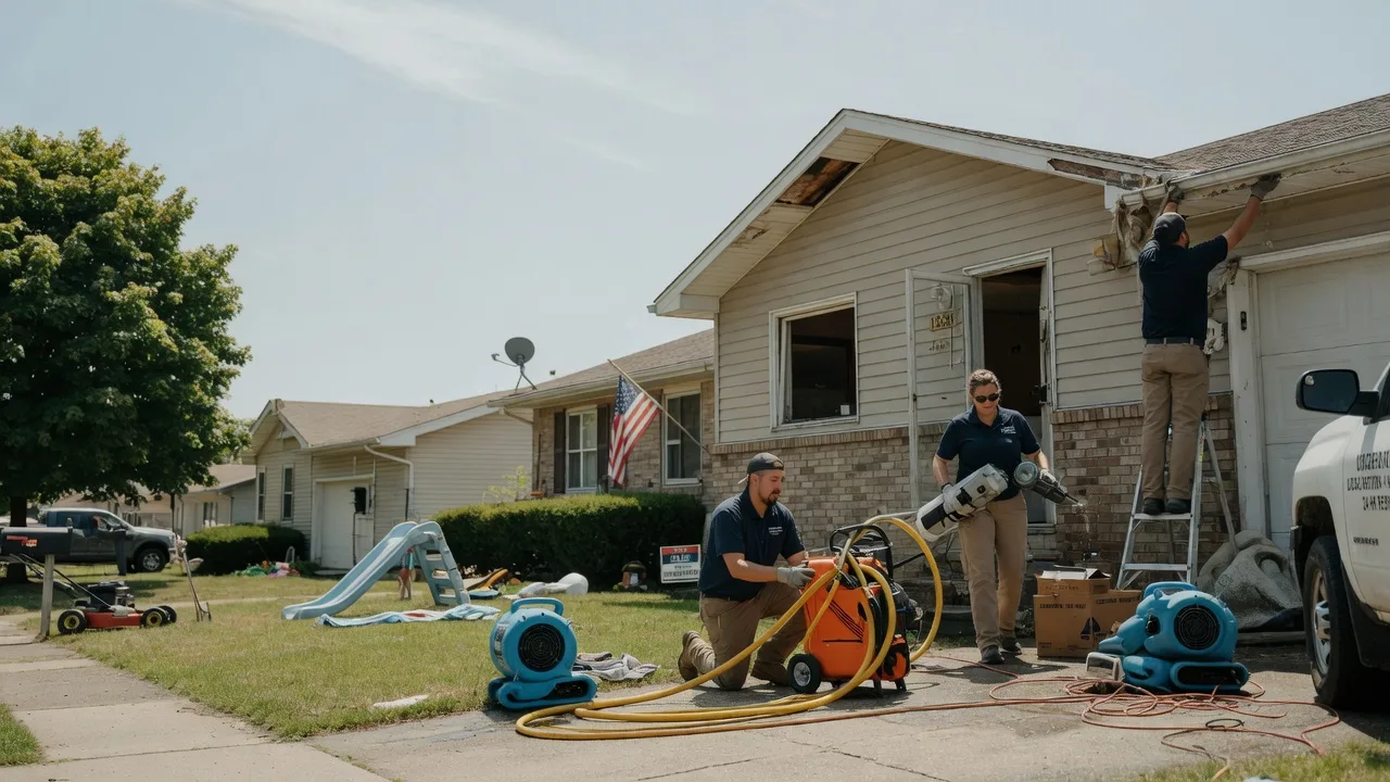 Water Damage Restoration in Oakford, IL near me